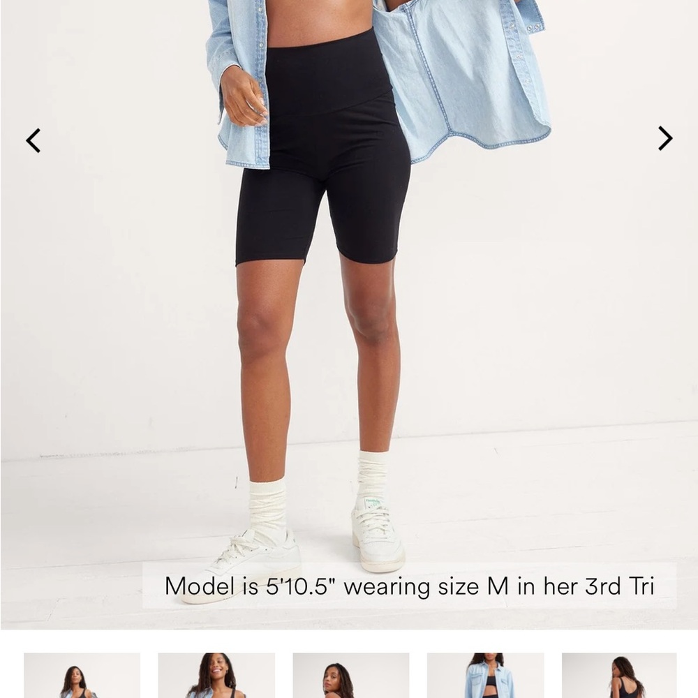 Hatch Black High-Rise Athletic Bike Shorts